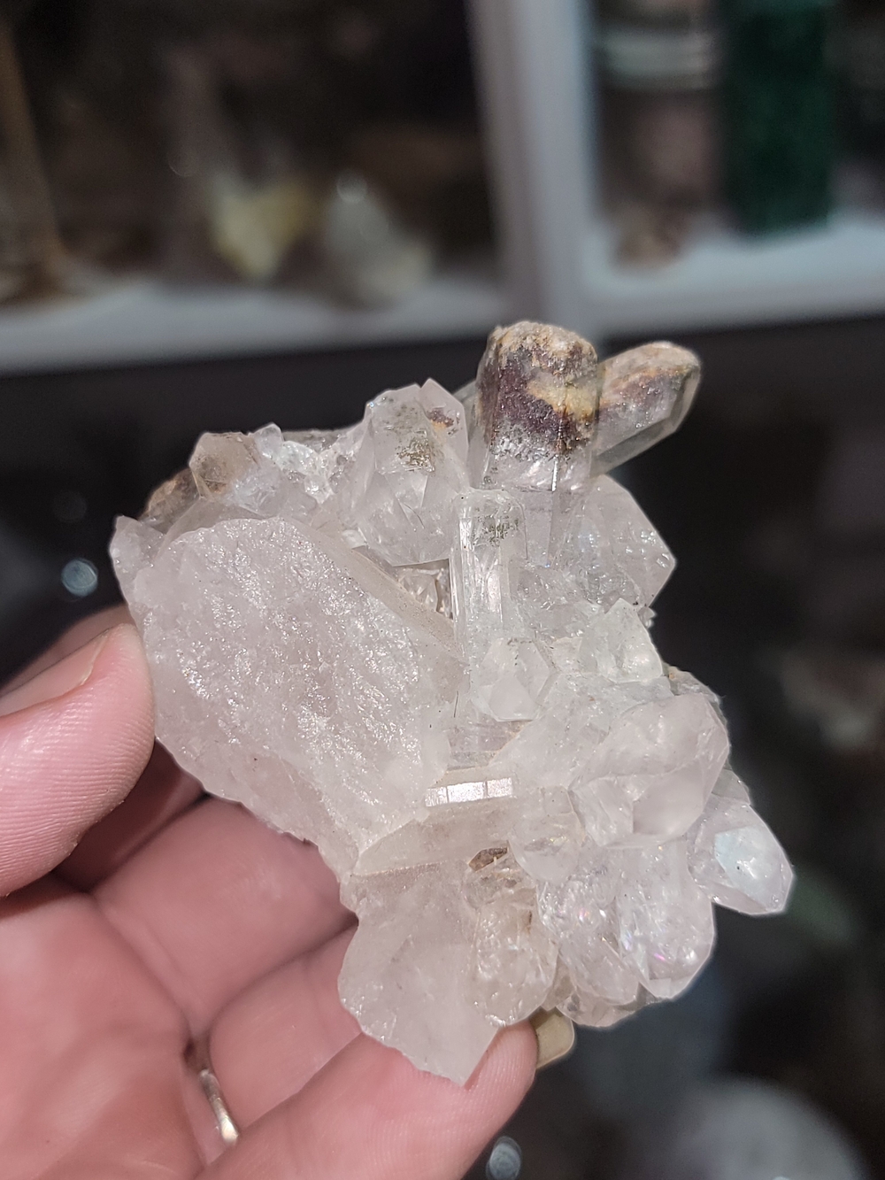 Natural Clear Garden Quartz Cluster